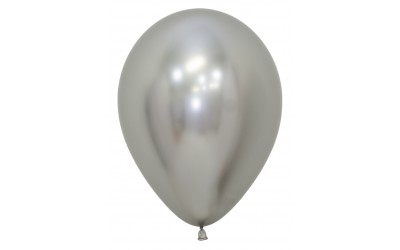 BALLON ZILVER CHROOM (Ø 30 CM)